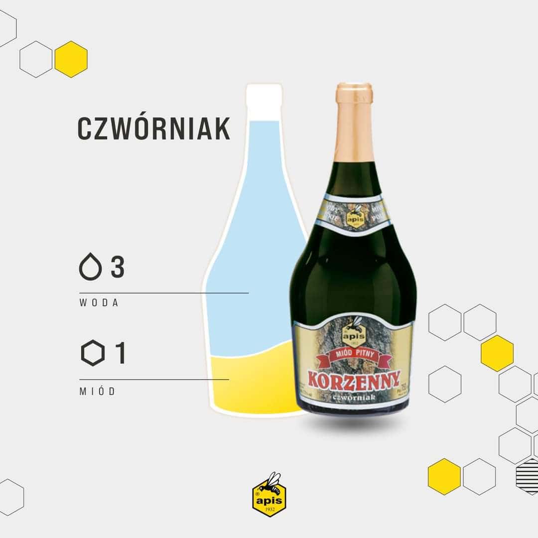 Schermafbeelding van bierproduct Korzenny, met water, honing en informatie over ingrediënten.