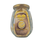 Gedroogde advocaat in glazen pot, Hakhoning advocaaat met honingaroma, perfect voor ontbijt en desserts. Ambachtelijk product van Taranartos.be, natuurlijke ingrediënten, 200g.