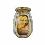 Zoete ananashoning in een pot, ideaal voor gebruik in desserts en honingdrankjes, gemaakt door Taranartos, natuurlijke honing met ananasaroma, 200g.