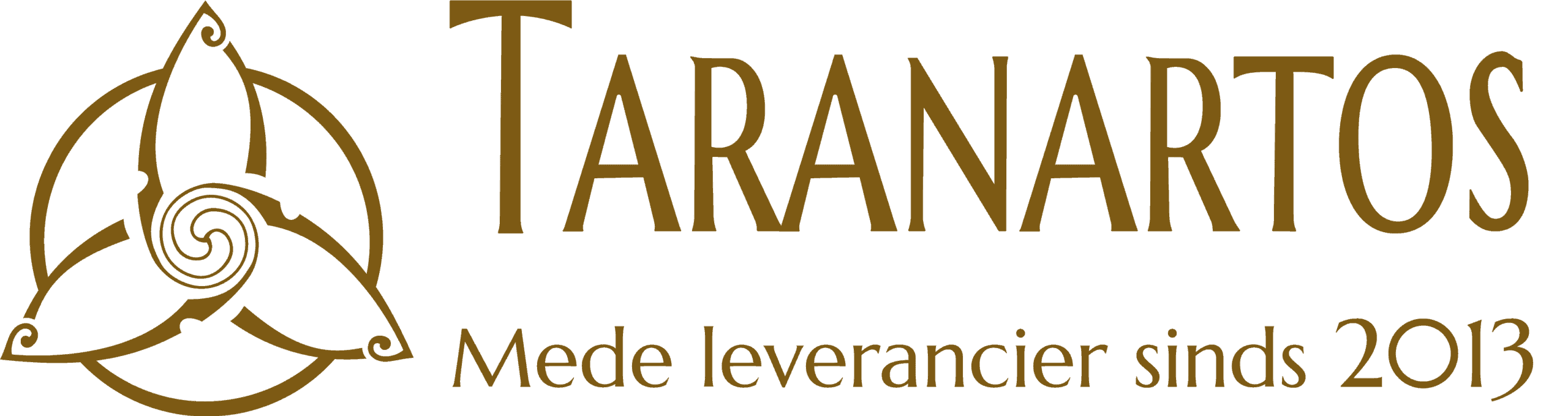 Taranartos logo met slogan Mede leverancier sinds 2013