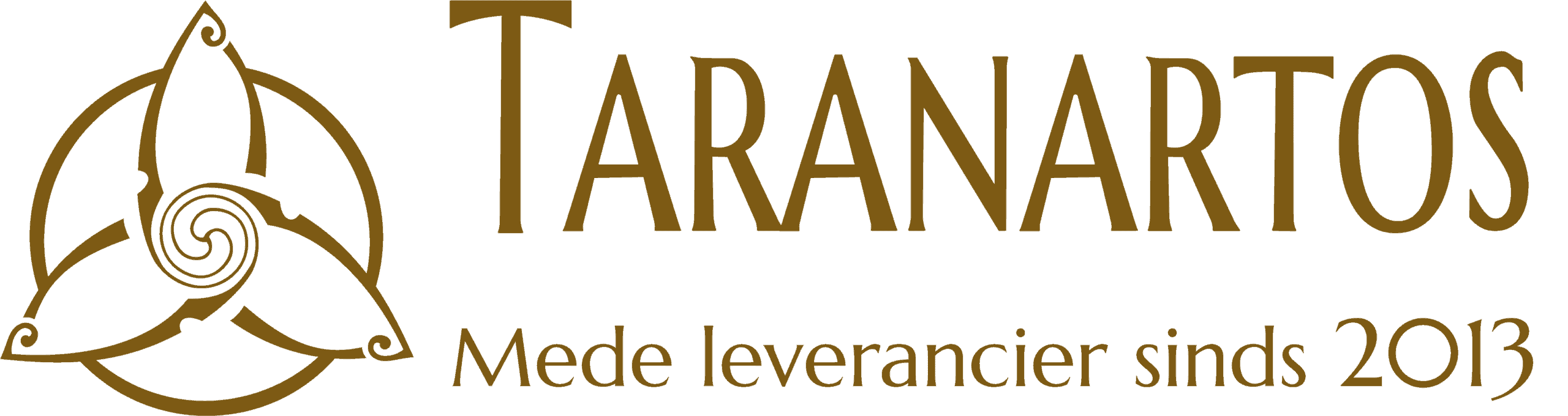 Taranartos logo met slogan Mede leverancier sinds 2013