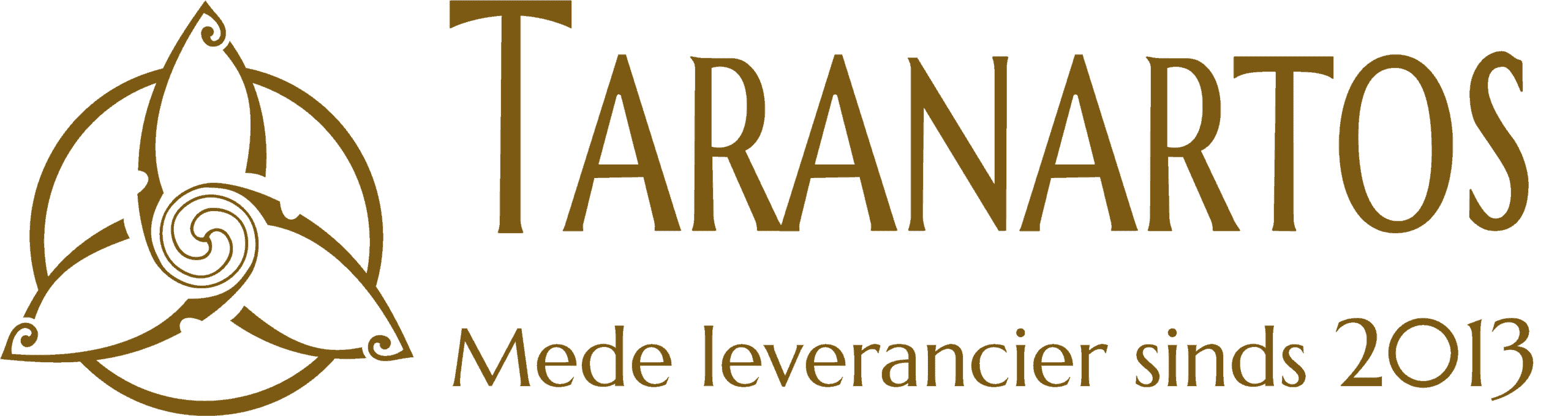 Taranartos logo met slogan Mede leverancier sinds 2013